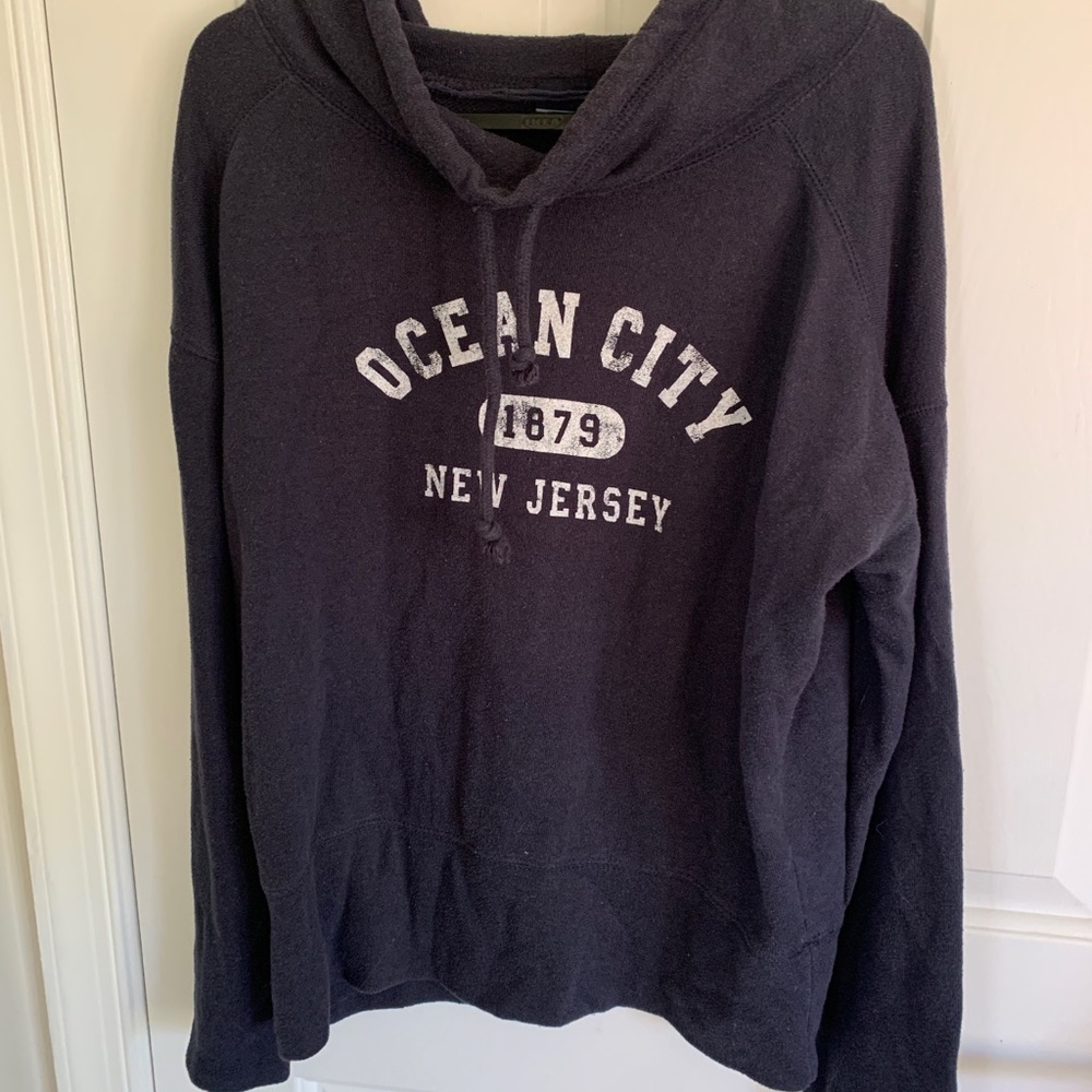 Ocean City New Jersey Cowl Neck Sweatshirt - Women’s S